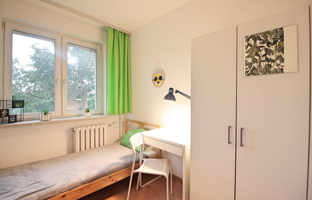 Pokój 1-osobowy blisko Metro Stokłosy| Uczelnia Vistula, Warszawa-1