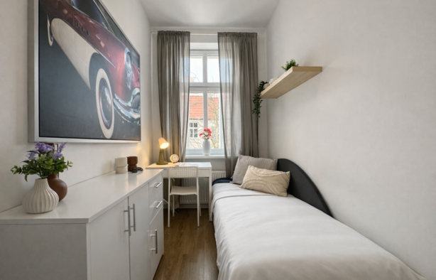 Pokój 1-osobowy nr 4 ul. Partyzantów 52 , Gdańsk-1