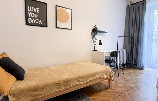 Pokój 1 os | Rzeźnicza | wysoki parter | balkon | Galeria Kazimierz | Rondo Grzegórzeckie | Bulwary Wiślane, Kraków-1