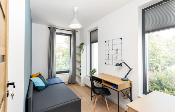 POKÓJ jednoosobowy wysoki standard Kawiory Czarnowiejska AGH UP UR, Kraków-1