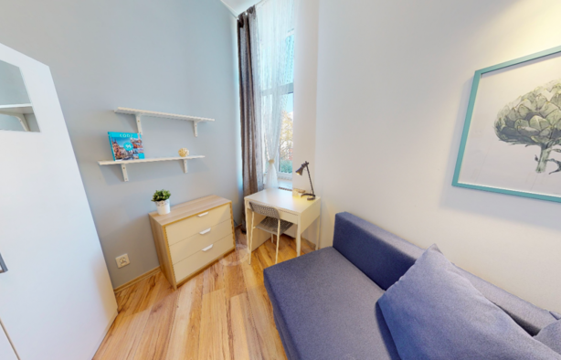 Pokój 1-osobowy nr 4 przy 1 Maja 51, Łódź-1