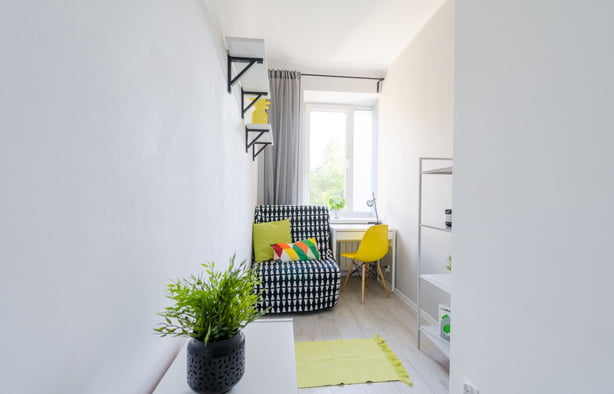 Pokój nr 5  jednoosobowy ul. Zachodnia 12a, Łódź-1