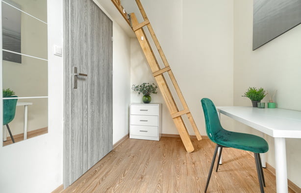 Pokój 1 - osobowy nr 2, ul. Śląska 41 mieszkanie damskie, Szczecin-1