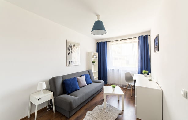 Przestronny pokój dwuosobowy 12,7m2, ul. Skalna 89D (P3), Tychy-1