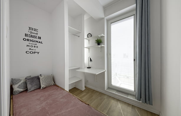 Pokój #8 z balkonem przy Pod Lipą 8, Warszawa-1