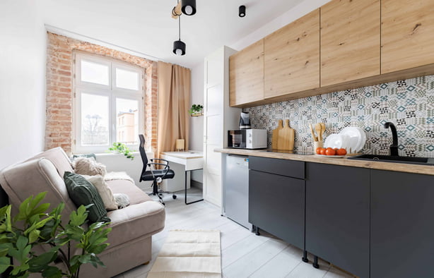 Атмосферна квартира-студія, Zielona 53, Łódź-1