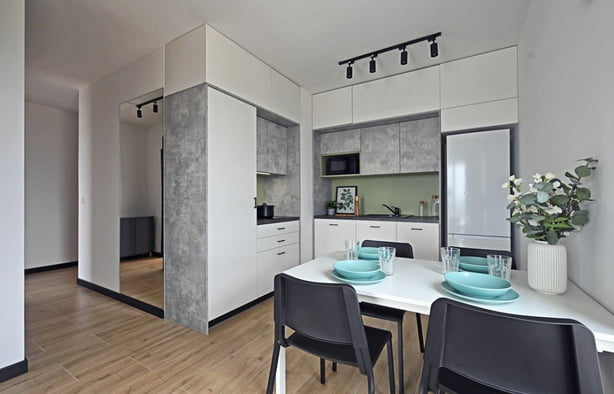 Apartament dwupokojowy 42 m2, Lublin-1