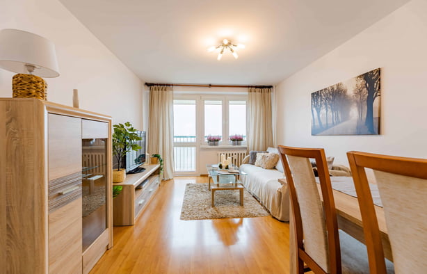 Przestronne, dwupokojowe mieszkanie z super widokiem ODYŃCA 66, Łódź-1