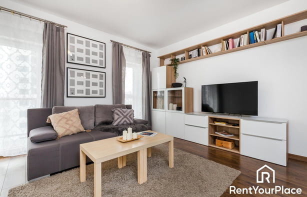 Dwupokojowe mieszkanie, garaż, piwnica, PRZYMORZE, Rzeczypospolitej, Gdańsk-1