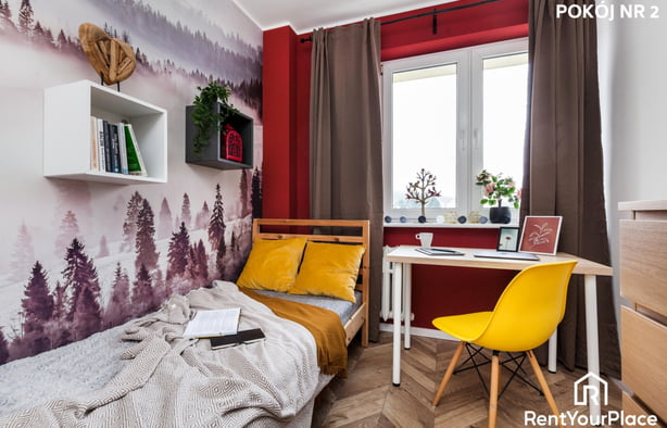 Pokój 2 jednoosobowy w 4-pok. mieszkaniu, Makuszyńskiego, Gdańsk-1