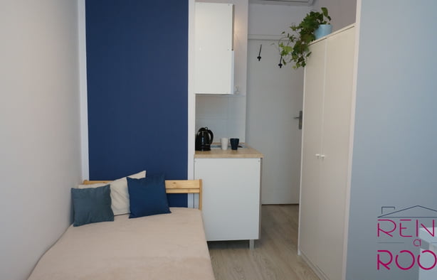 WIĘCKOWSKIEGO 56 Pokój z umywalką i prywatnym aneksem NR 4, Łódź , Łódź-1