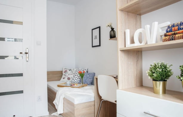 Pokój jednoosobowy-umeblowany-Poznań Łazarz ul. Limanowskiego #LIM24-8, Poznań-1