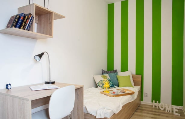 Pokój jednoosobowy - umeblowany - Poznań Łazarz ul. Limanowskiego, Poznań-1