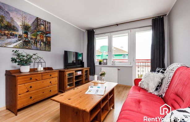 Przytulne mieszkanie dwupokojowe z balkonem, Chełm, Nieborowska, Gdańsk-1