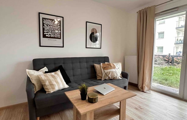 Przytulna kawalerka z ogródkiem w spokojnej dzielnicy Jasień , Gdańsk-1