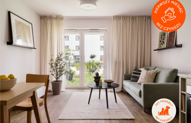 Wiosenna Oferta | 2-pok. | 46.2 m2 | Ogród | Internet | Bez prowizji, Warszawa-1