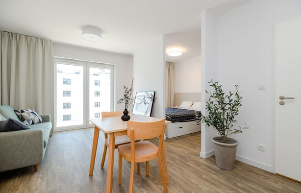 Studio | 31.8 m2 | Balkon | Internet w cenie | Bezpośrednio, Warszawa-1