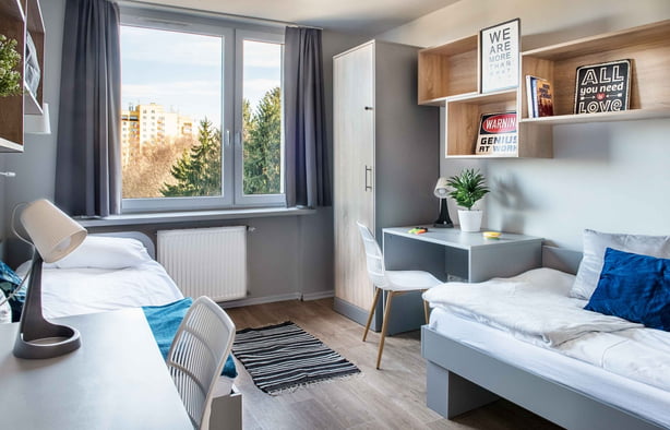 Oferta specjalna 10% off! - Miejsce w pokoju 2-os. na semestr letni, Kraków-1