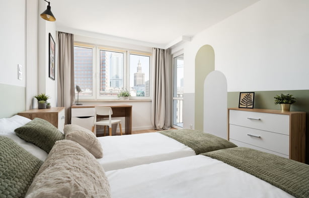 Pokój 2-osobowy nr. 1, Warszawa-1