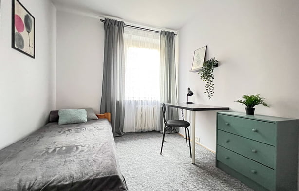 Pokój 1 os. Św. Wawrzyńca, Starowiślna, Bulwary Wiślane, G.Kazimierz, Kraków-1