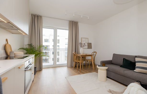 Studio | 30.49 m2 | Balkon | Internet w cenie | Bezpośrednio, Warszawa-1