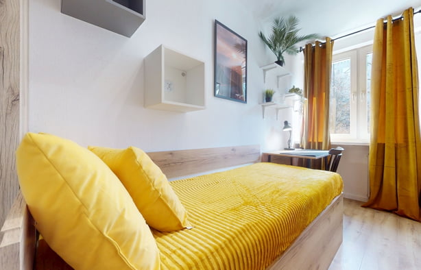 Pokój jednoosobowy #6 przy ul. Anielewicza 24, Warszawa-1