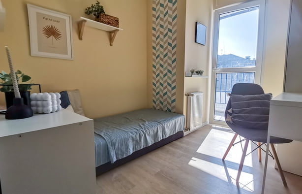 Pokój 1-osobowy, z balkonem aleja Kijowska (4), Kraków-1