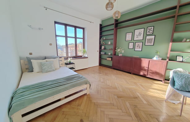 Duży pokój jednoosobowy – ul. Chopina 17(4), Kraków-1