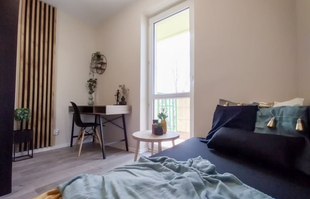 Pokój 1-osobowy, ul. Lea 100 (3), Kraków-1