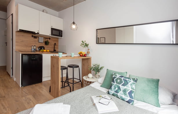 Nowoczesna kawalerka w centrum Szczecina, idealna dla singla lub pary, Szczecin-1