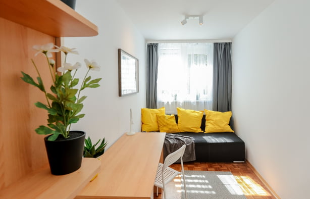 Pokój nr 1 na Krasińskiego, LSM, Miasteczko akademickie, Politechnika, Lublin-1