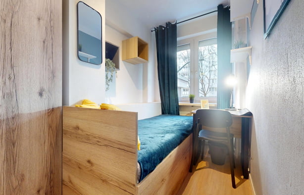 Jednoosobowy pokój #1 przy ul. Jana Pawła II 59/31 , Warszawa-1