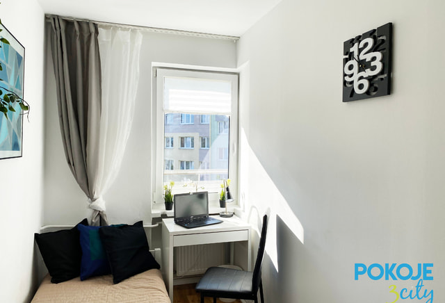 Pokój 1-osobowy nr 2 ul. Piastowska 84