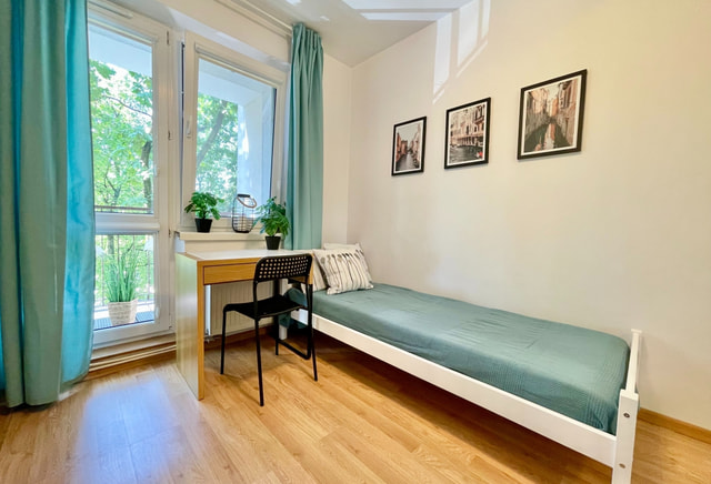Pokój nr 5 z BALKONEM, ul. Pieńkowskiego 5, blisko Galeria Mokotów