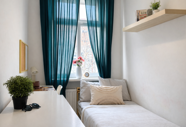 Pokój 1-osobowy  nr 3 ul. Partyzantów 52 