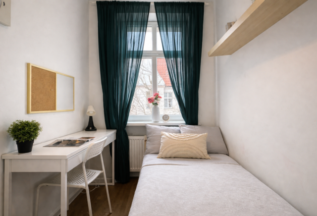 Pokój 1-osobowy  nr 3 ul. Partyzantów 52 