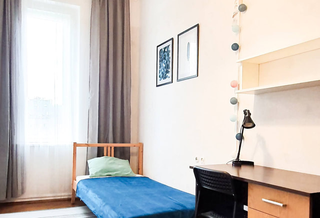 Pokój Centrum Plac Inwalidów Królewska AGH UP UJ balkon w mieszkaniu