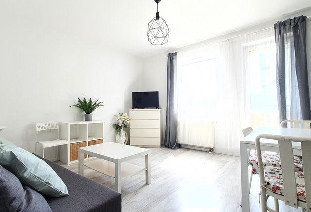 Sypialnia+salon z aneksem  | 48m | 3 piętro | ul. Gen. Fieldorfa-Nila