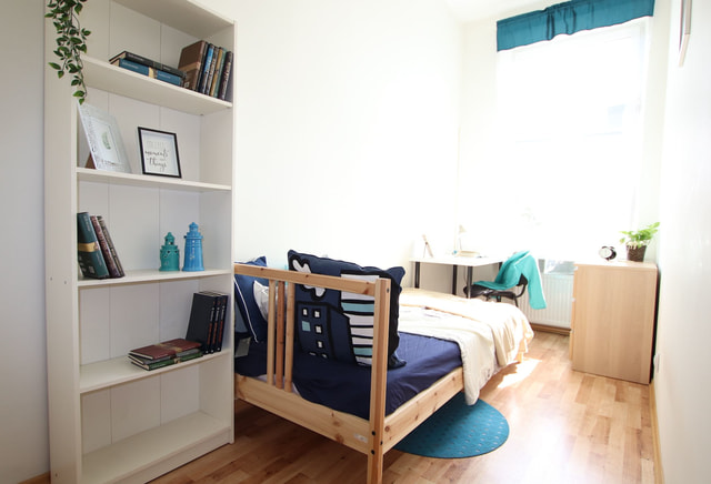 1 Maja 50, single room No. 4