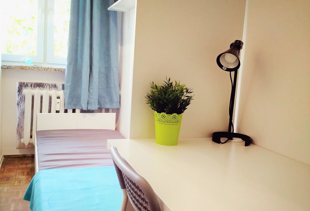 Single room #2 at Czerniakowska Street 38
