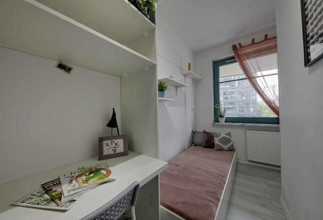 Pokój jednoosobowy #3 przy ul. Grzybowskiej 12