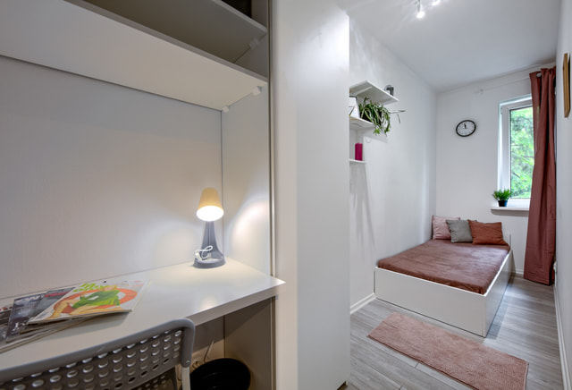 Pokój jednoosobowy #4 przy ul. Przybylskiego 11