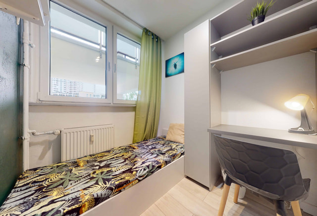 Pokój jednoosobowy #2 przy ul. Opinogórskiej 3 