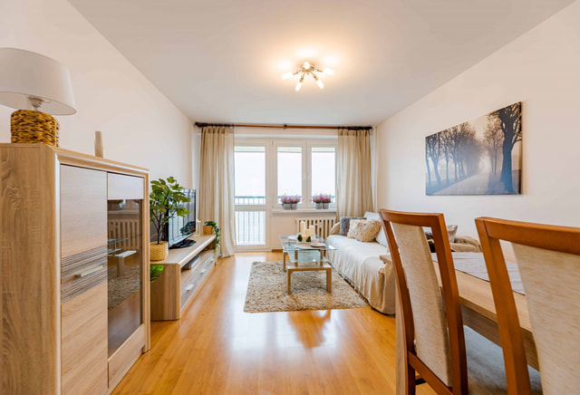 A spacious, two-room apartment with a great view, ODYŃCA 66