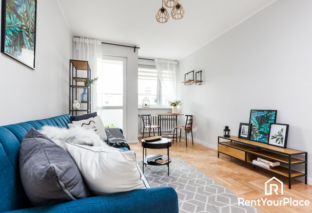 Comfortable two-room apartment at OBC, Przymorze, Malborska St.