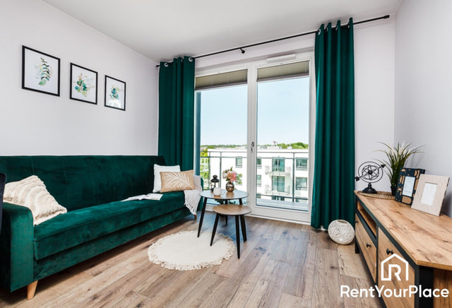 Two-room apartment surrounded by greenery, Jasień, Lawendowe Wzgórze