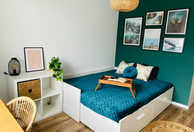 BOHO style apartment, Gdańsk Jasień, new construction
