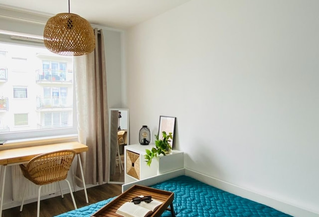 BOHO style apartment, Gdańsk Jasień, new construction