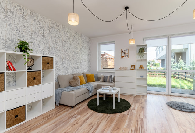 Spacious studio apartment with its own garden