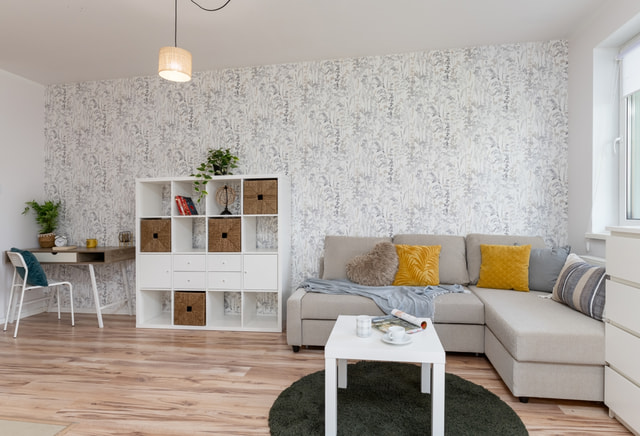 Spacious studio apartment with its own garden